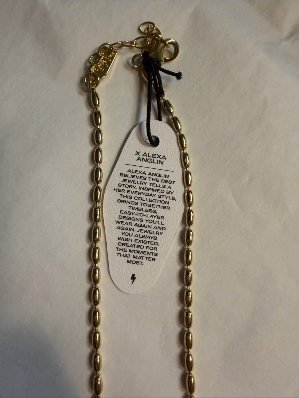 Whisper Necklace - Alexa Anglin Electric Picks Collection NWT - Picture 4 of 6